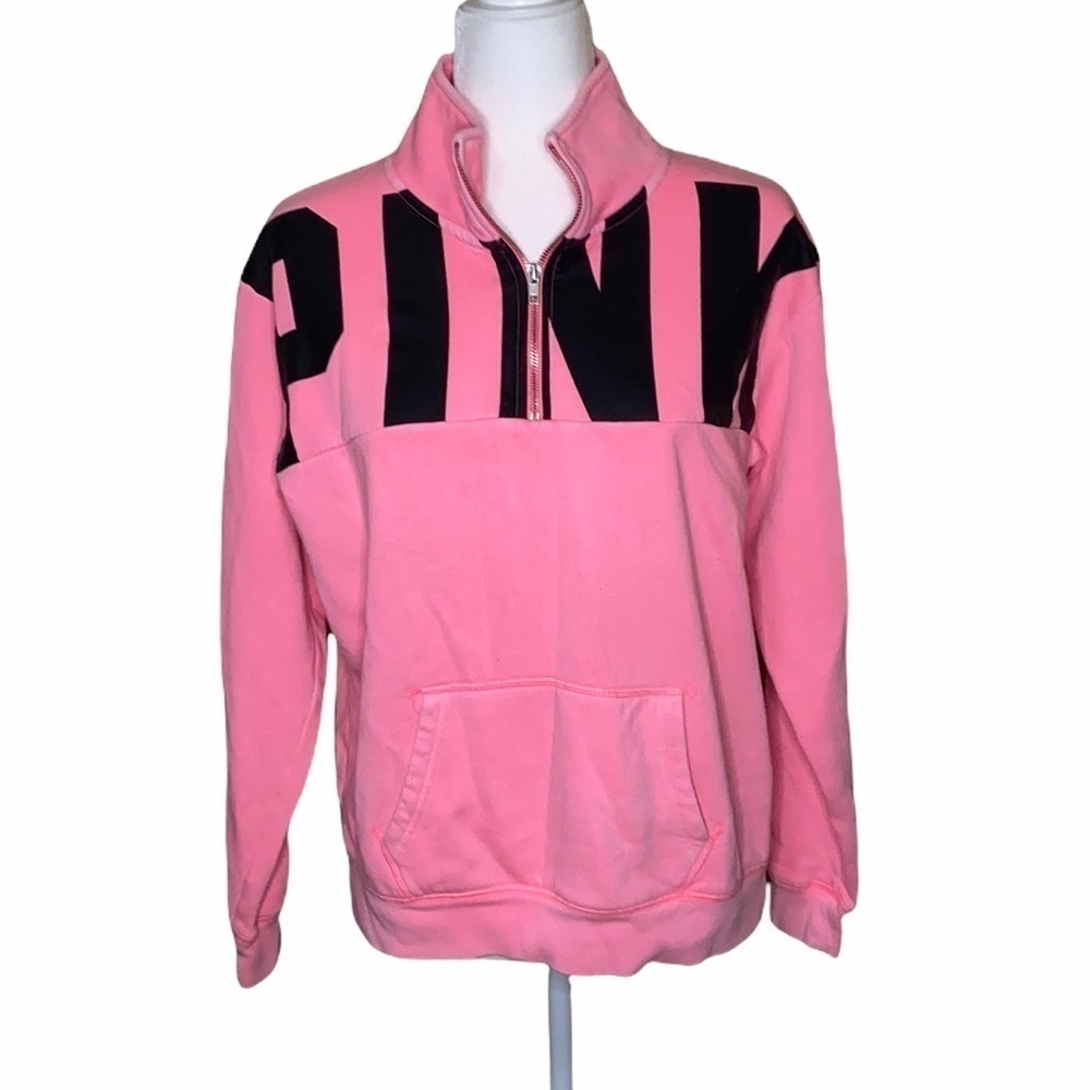 Victoria Secret Pink 1/2 zip sweatshirt